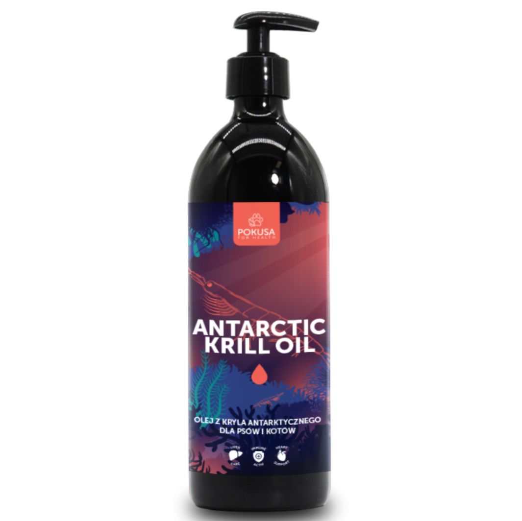 Pokusa Antarctic Krill Oil Olej Z Kryla Antarktycznego Dla Psa I Kota