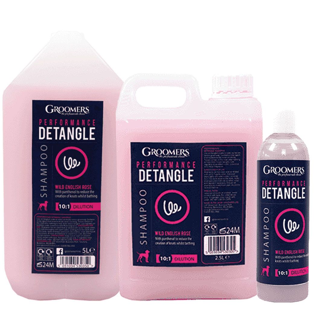 Groomers performance sale detangle shampoo