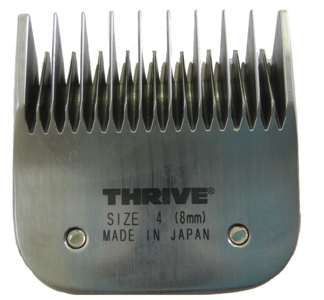 THRIVE　Clipper Blade　２ミリ×④　まとめ売り Thrive Professional Blade #4 - Snap-on Japanese Detachable Skip