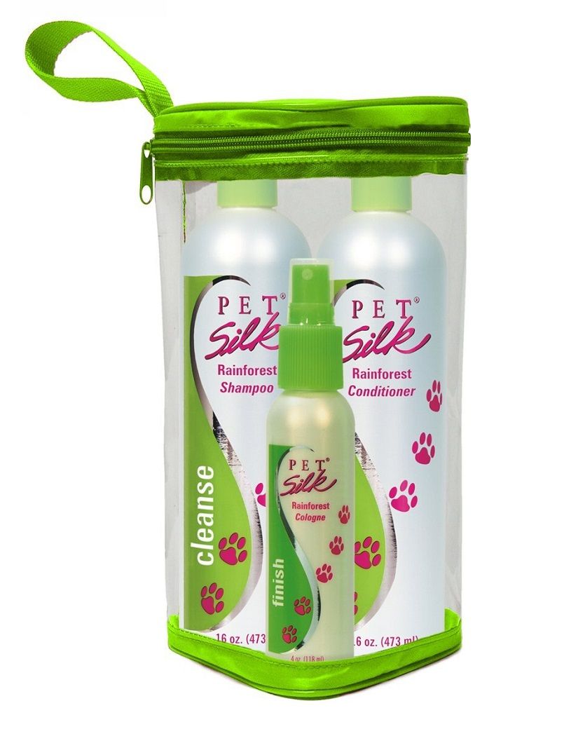 Pet Silk Rainforest Trio Kit zestaw kosmetyków do pielęgnacji sierści