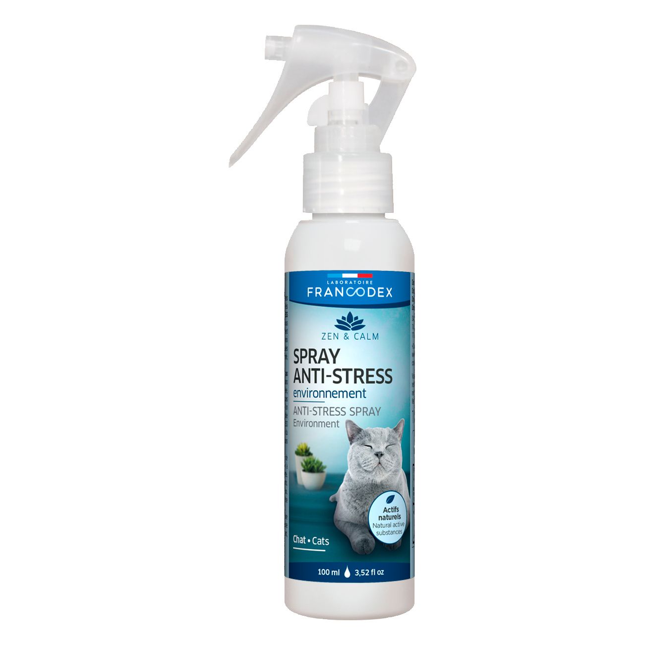 Francodex Anti Stress Enviroment Cat Spray 100ml spray antystresowy dla kotow do stosowania w pomieszczeniach