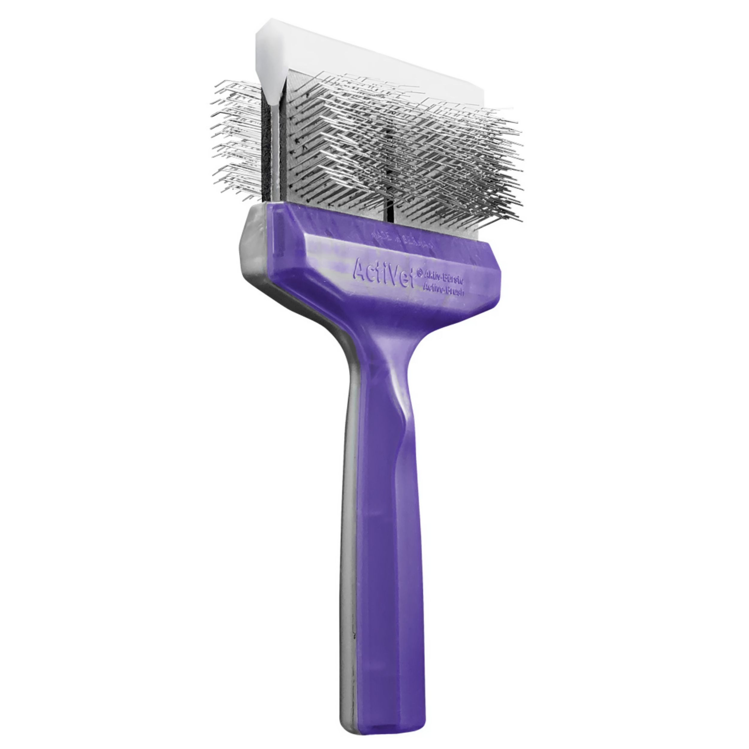 ActiVet Duo Plus Brush TuffFinish Coater 2in1 - Two Firm Brushes