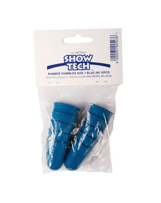 Gumowy paluszek do trymowania rozm. M niebieski - 10szt.