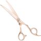 Geib Crystal Gold Curved Scissors - profesjonalne nożyczki groomerskie z japońskiej stali nierdzewnej, gięte