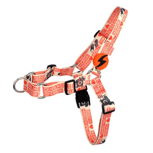 Dashi La Casa De Papel Jarana Front Harness - szelki norweskie dla psa, motyw z serialu Dom z Papieru, beżowe