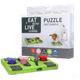Eat Slow Live Longer Puzzle Rectangle - zabawka dla psa na inteligencję