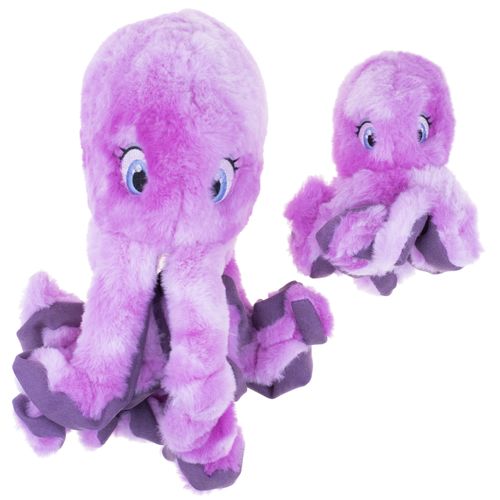 KONG SoftSeas Octopus - uroczy pluszak dla psa, ośmiornica z piszczałką
