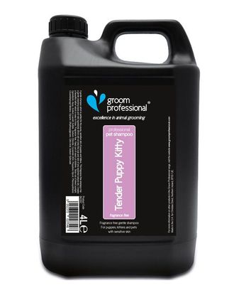 Groom Professional Tender Puppy Kitty Shampoo - delikatny szampon dla szczeniąt i kociąt, koncentrat 1:10 - 4L
