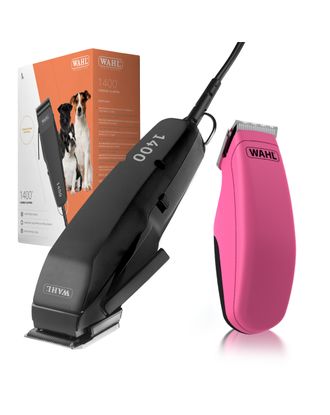 Maszynka do strzyżenia Moser 1400 + trymer Wahl Pico Pink