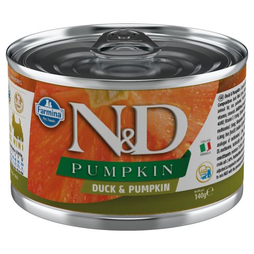 Farmina ND Duck & Pumpkin Adult - pełnowartościowa, bezzbożowa karma dla dorosłych psów, z kaczką i dynią