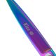 Geib Silver Rainbow Kiss Curved Scissors - wysokiej jakości nożyczki gięte z mikroszlifem i tęczowym wykończeniem