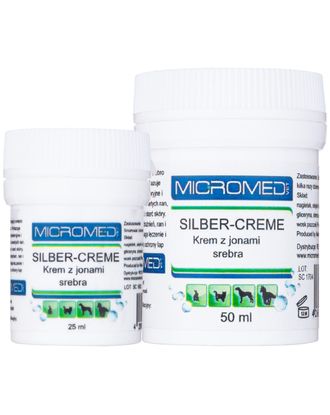 Micromed Vet Silver Creme - krem leczniczy dla zwierząt, z jonami srebra oraz ekstraktem z nagietka