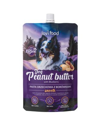 Lovi Food Peanut Butter with Blueberry 300g - pasta orzechowa dla psa i kota, z borówkami