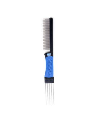 Show Tech Back Combing Comb 22cm - grzebień z mieszanym rozstawem ząbków i szpikulcami, do stylizacji i tapirowania włosa