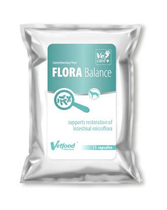 Vetfood Flora Balance - preparat wspierający pracę przewodu pokarmowego psa - 15tab.