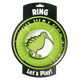Kiwi Walker Let's Play Ring Green - ringo dla psa, zielone