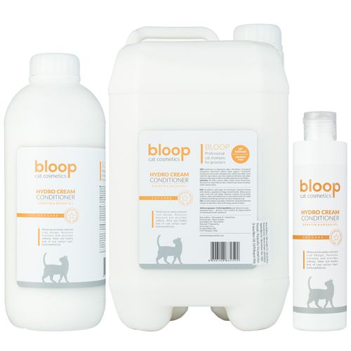 Bloop Hydro Cream Condtitioner - odżywka dla kotów długowłosych z keratyną i olejkiem arganowym