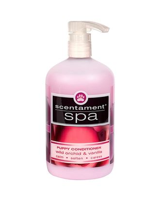 Best Shot Spa Orchid & Vanilla Puppy Conditioner - hipoalergiczna, zmiękczająco-nabłyszczająca odżywka dla szczeniąt i kociąt, o zapachu orchidei i wanilii, koncentrat 1:6 - 473ml