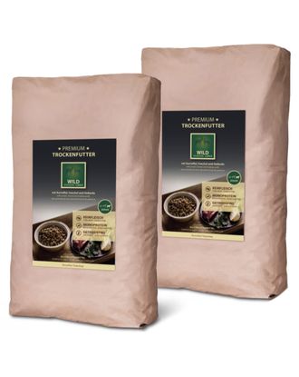 Escapure Premium Senior Wild - wysokiej jakości karma dla psa seniora, dziczyzna wypiekana w piecu - 2x 12kg