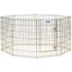 MidWest Gold Zinc Exercise Pen 61x91cm - solidny kojec, płotek dla psa z ocynku w kolorze złota