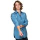 Tikima Ambra Shirt Blue - bluza groomerska z długim rękawem, koszula, niebieska