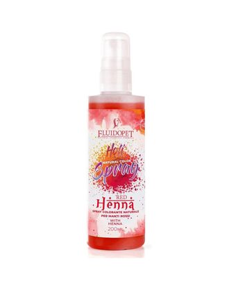 FluidoPet Holi Line Spray Red Henna 200ml - odżywczy spray do czerwonych odcieni sierści