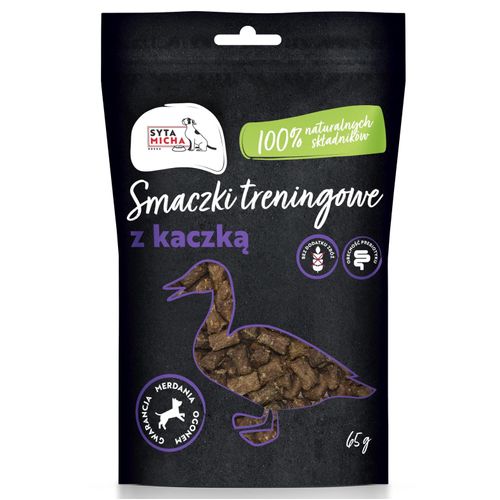 Syta Micha Treserki z kaczką 65g - smaczki treningowe, przysmaki dla psa