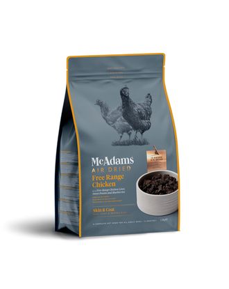 McAdams Air Dried Free Range Chicken - karma półwilgotna dla psa, suszona powietrzem, kurczak z wolnego wybiegu - 1,5kg