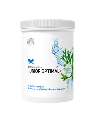 Pokusa BreedingLine Junior Optimal Plus - specjalistyczny preparat uzupełniający niedobory w organizmie i wspomagający prawidłowy rozwój szczeniąt - 700g