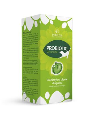 Pokusa Green Line Probiotic 200ml - probiotyk dla psa, regulujący florę bakteryjną