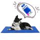 Blovi Pet Cooling Mat Size L 90x50cm - mata chłodząca dla małych i średnich zwierząt, granatowa
