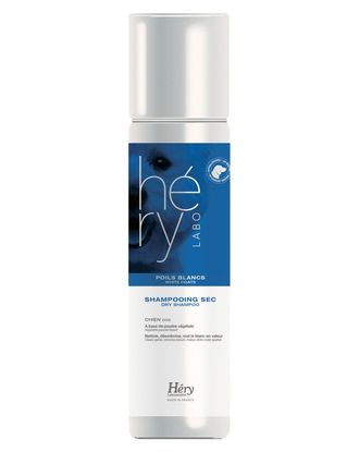 Hery Shampooing Sec Poils Blancs - puder w aerozolu do sierści białej i jasnej - Pojemność: 400ml