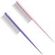 Blovi Rat Tail Comb Mixed 18cm - metalowy grzebień ze szpikulcem, z mieszaną długością pinów