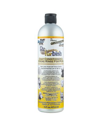 Double K Refurbish Conditioner & Detangler - odżywka dla psa i kota z długą lub obfitą sierścią, pomaga usunąć martwy włos, koncentrat - 473ml
