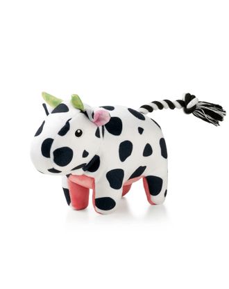 Max&Molly Huggles Cow Claire - zabawka pluszowa dla psa, krowa z piszczałką