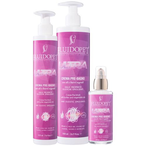 FluidoPet Ultra Crema Corpo - profesjonalny, wielofunkcyjny balsam rozkołtuniający z kwasem hialuronowym i masłem shea