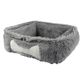 Blovi Bed Fluffy Bone Gray - mięciutkie, puszyste i relaksacyjne legowisko dla psa, szare 