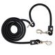 Max&Molly Rope Leash Matrix 2.0 200cm Black - przepinana smycz linowa dla psa, czarna