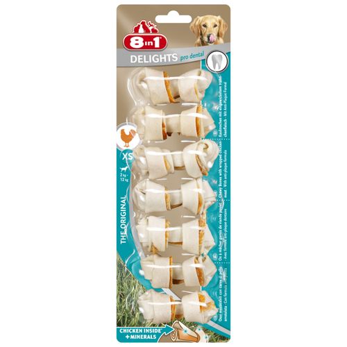 8in1 Dental Delights Bones XS