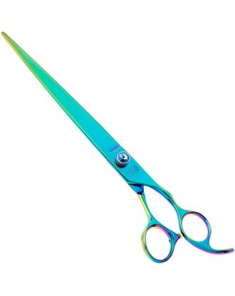 Special One Green Titan Straight Scissors 9" - solidne nożyczki groomerskie dla profesjonalistów, pokryte tytanem