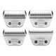 Heiniger Carry Case W Attachment Combs & Snap-on Blades - zestaw 4 ostrzy i 10 metalowych nasadek dystansowych w walizce