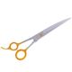 P&W Rony De Munter Left Curved Scissors 8" - profesjonalne nożyczki groomerskie dla osób leworęcznych, gięte