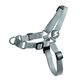Dashi Solid Front Harness Grey - szelki norweskie dla psa, no-pull, szare