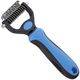 Biglo Small Undercoat Rake Blue - trymer hakowy dwustronny dla psa i kota, niebieski, mały
