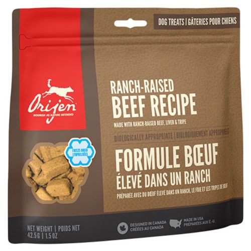 Orijen Ranch-Raised Beef Treats 42,5g - bezzbożowe przysmaki dla psa, wołowina