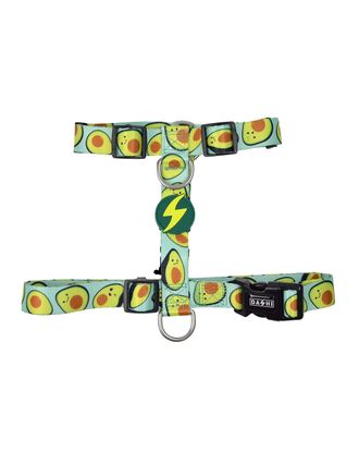 Dashi Avocado Back Harness - regulowane szelki guard dla psa, wzór awokado