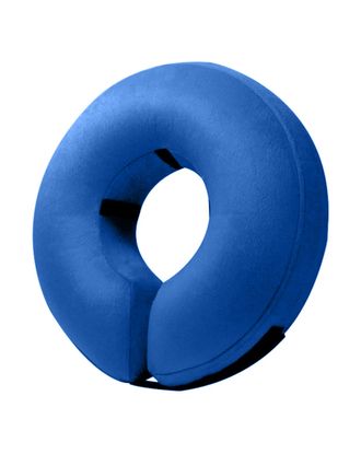 Bencmate Inflatable Collar Blue - pluszowy, dmuchany kołnierz dla psa i kota, niebieski