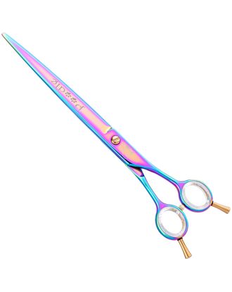 P&W Poodle Rainbow Scissors - profesjonalne nożyczki groomerskie, proste