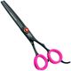 P&W Black Widow Thinning 6" - profesjonalne degażówki jednostronne z ozdobną śrubą, 38 ząbków