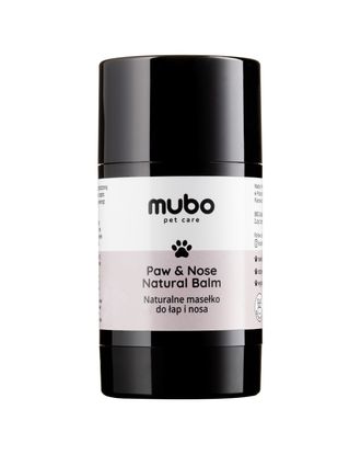 Mubo Paw & Nose Natural Balm Stick 25g - naturalne masełko do łap i nosa, dla psa i kota